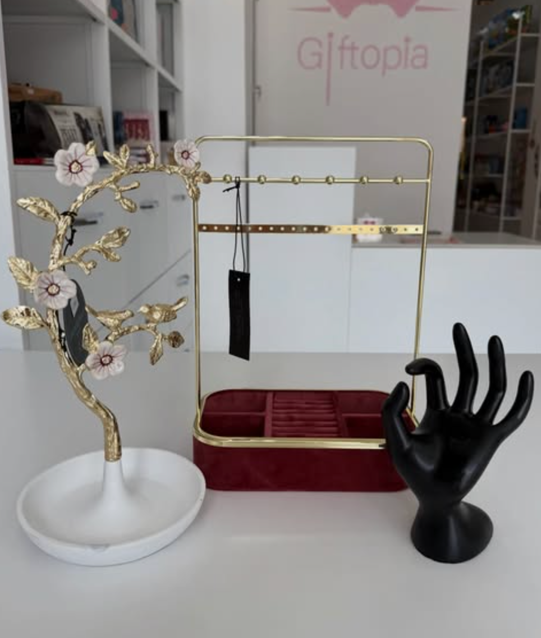 Jewelry Display & Ring Holder Trio