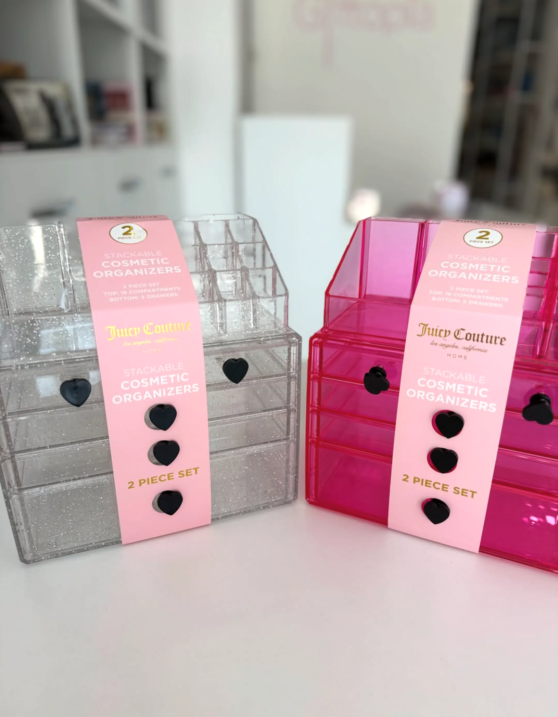 Juicy Couture Stackable Cosmetic Organizer